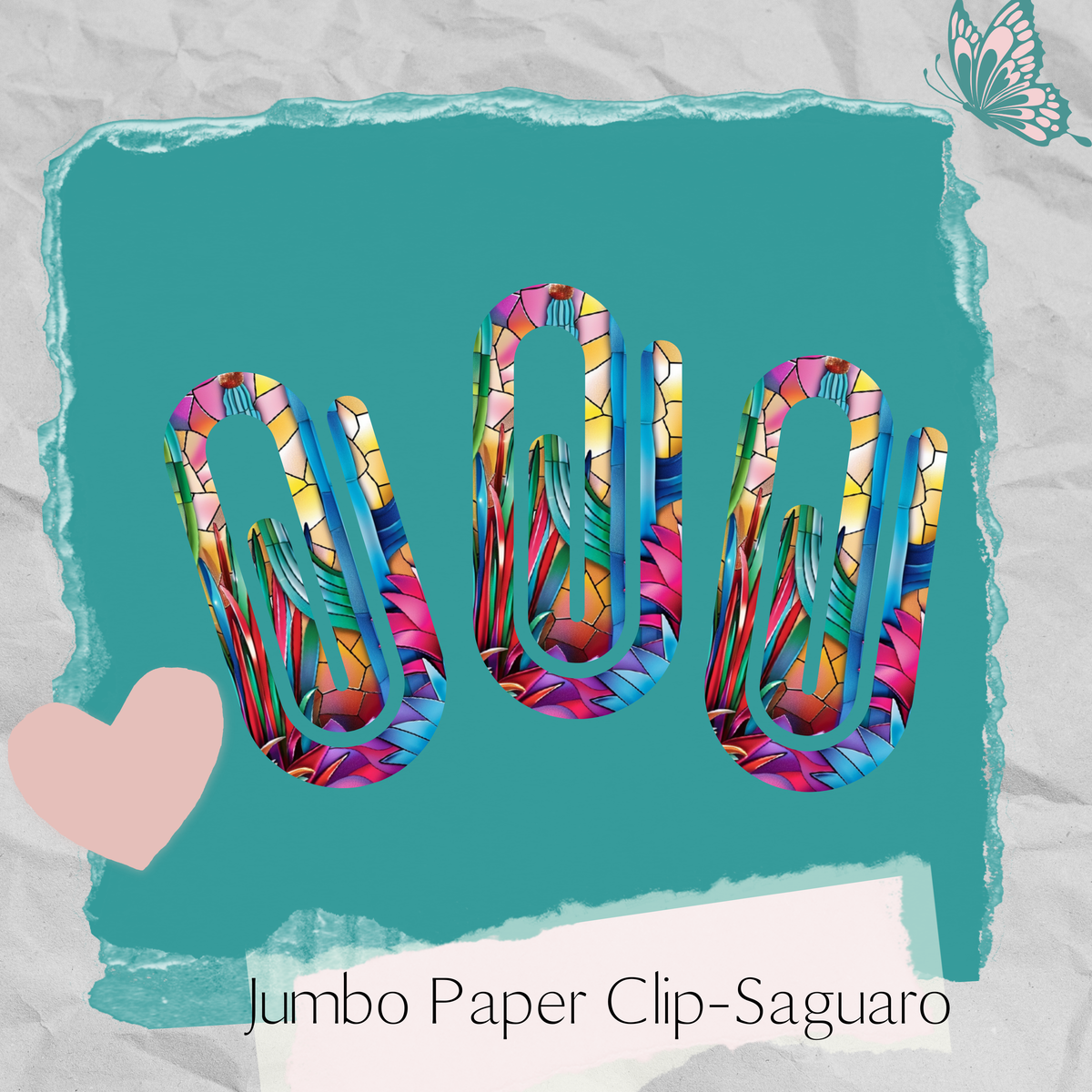 Jumbo Paperclips- Saguaro Desert