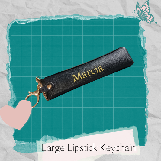 Personalized Large Lip Balm Keychain