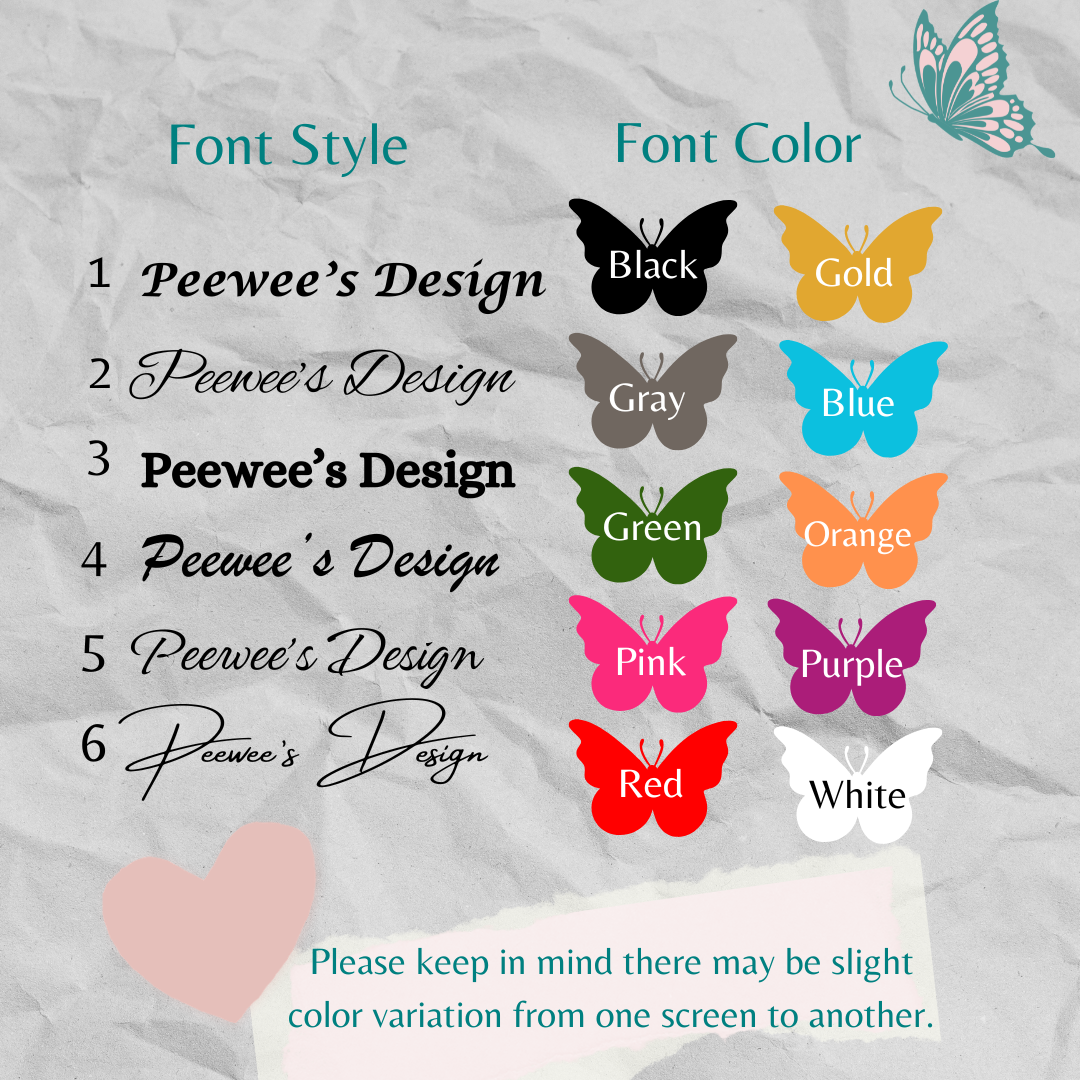 Custom Water Bottles Set of 6